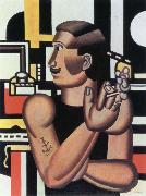 Fernand Leger the mechanic oil painting picture wholesale